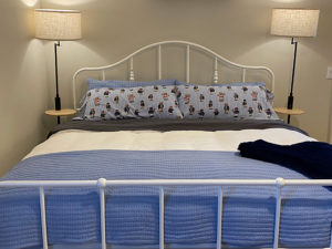 King Size Bed at the Breakwater Bed & Breakfast